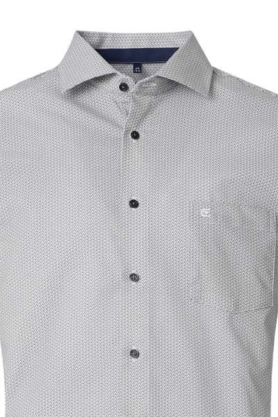 Produktbild fr 'CASAMODA Modern Fit Hemd Langarm New Kent Kragen Muster grn'