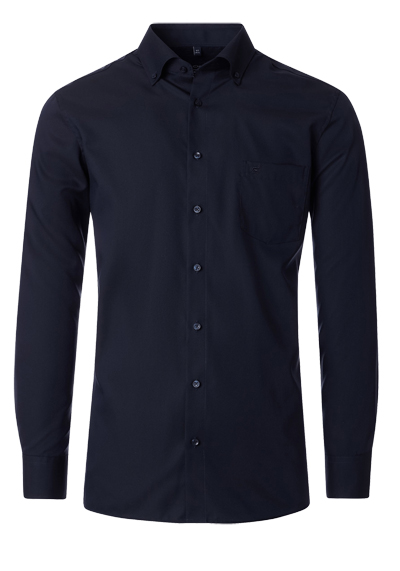 CASAMODA Comfort Fit Hemd Langarm Button Down Kragen Oxford nachtblau
