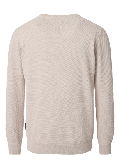 Produktbild f�r 'CASAMODA Pullover Langarm Rundhals Struktur beige'
