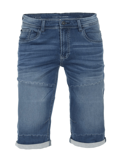 CASAMODA Bermuda Short 3/4 Jeans Stretch dunkelblau