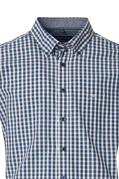 Produktbild fr 'CASAMODA Comfort Fit Hemd Langarm Button Down Kragen Karo grn'