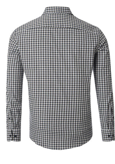 Produktbild fr 'CASAMODA Casual Fit Hemd Langarm Button Down Kragen Flanell Karo grn'