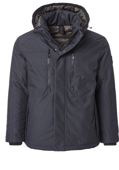 CASAMODA Funktionsjacke Langarm mit Kapuze Wasserdicht navy