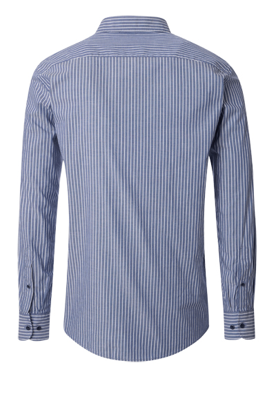 Produktbild f�r 'CASAMODA Comfort Fit Hemd Langarm New Kent Kragen Streifen blau'