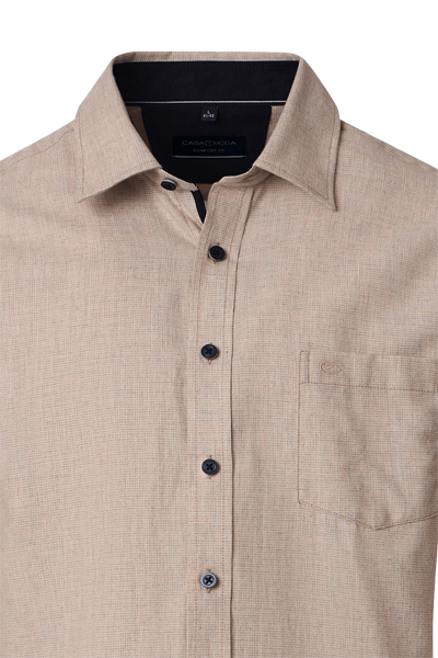 Produktbild f�r 'CASAMODA Comfort Fit Hemd Langarm New Kent Kragen Struktur haut'