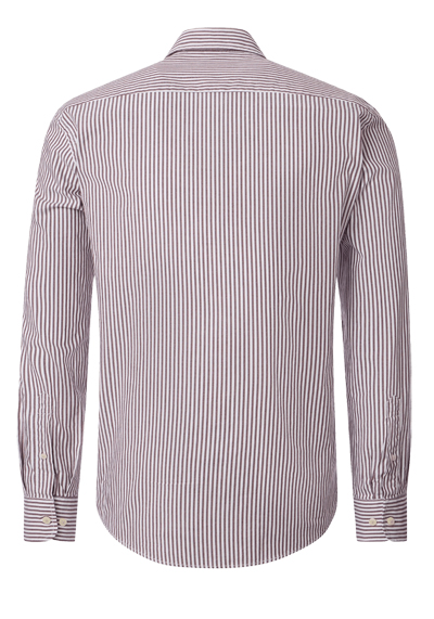 Produktbild f�r 'CASAMODA Casual Fit Hemd Langarm Button Down Kragen Streifen rot'