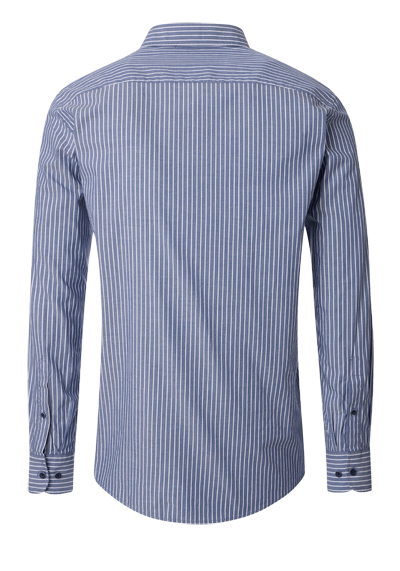 Produktbild f�r 'CASAMODA Casual Fit Hemd Langarm New Kent Kragen Streifen blau'