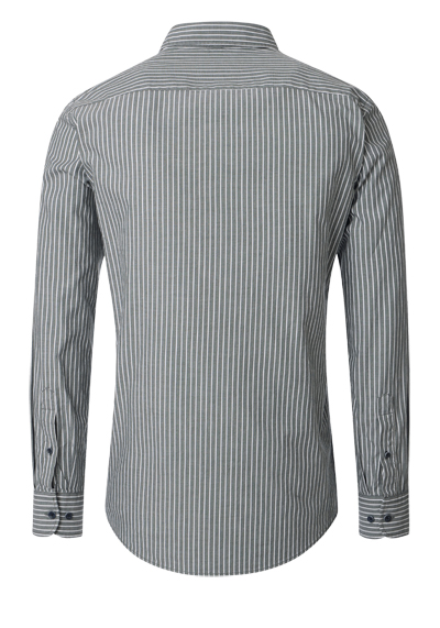 Produktbild f�r 'CASAMODA Casual Fit Hemd Langarm New Kent Kragen Streifen gr�n'