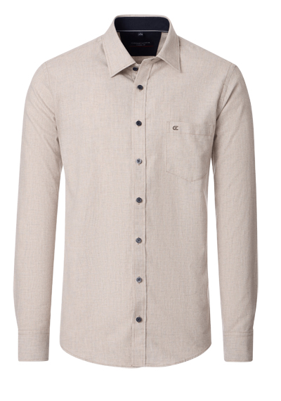 Produktbild f�r 'CASAMODA Casual Fit Hemd Langarm New Kent Kragen Struktur mokka'
