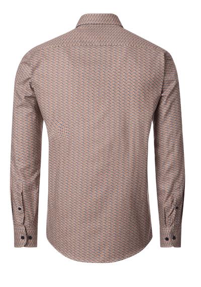 Produktbild f�r 'CASAMODA Casual Fit Hemd Langarm Button Down Kragen Streifen Muster orange'