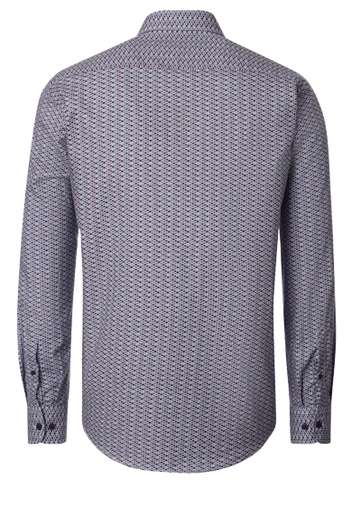 Produktbild f�r 'CASAMODA Casual Fit Hemd Langarm Button Down Kragen Streifen Muster blau'