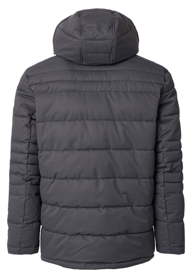Produktbild f�r 'CASAMODA Steppjacke Langarm mit Kapuze Rei�verschluss dunkelgrau'