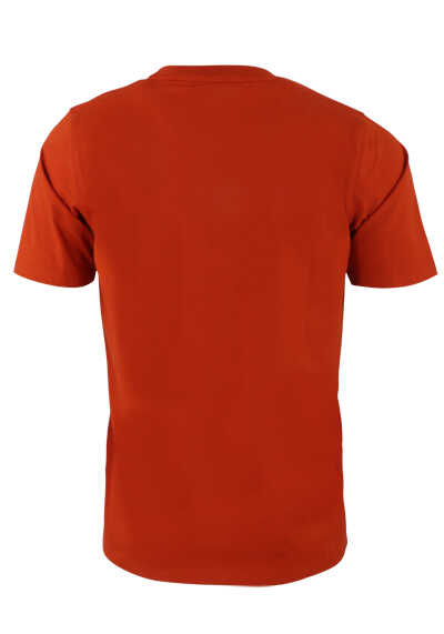 CASAMODA T-Shirt Halbarm Rundhals Print Jersey rost