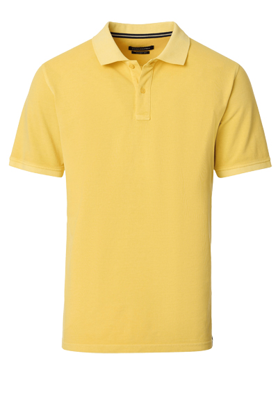 CASAMODA Poloshirt Halbarm Polokragen Pique gelb