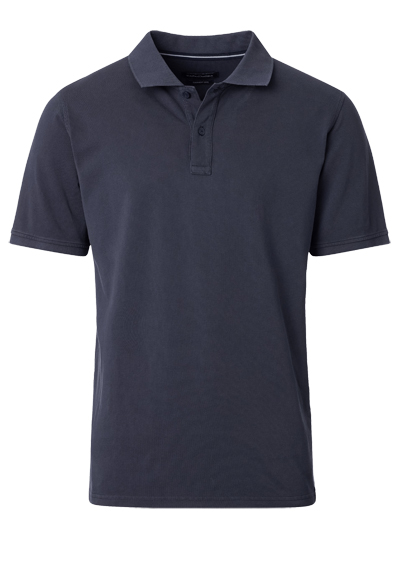 CASAMODA Poloshirt Halbarm Polokragen Pique navy preisreduziert