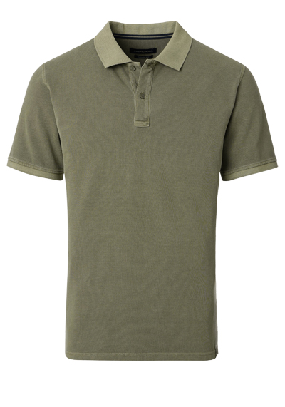 Produktbild f�r 'CASAMODA Poloshirt Halbarm Polokragen Pique oliv'