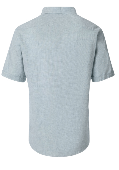 Produktbild f�r 'CASAMODA Casual Fit Hemd Halbarm Button Down Kragen Leinenmix gr�n'