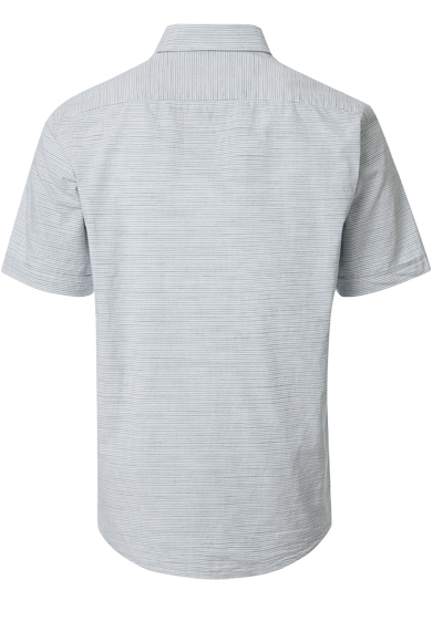 Produktbild f�r 'CASAMODA Casual Fit Hemd Halbarm New Kent Kragen Ringel gr�n'