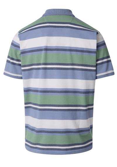 Produktbild f�r 'CASAMODA Poloshirt Halbarm Polokragen Jersey Ringel blau'