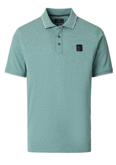 CASAMODA Poloshirt Halbarm Polokragen Jersey gr�n preisreduziert