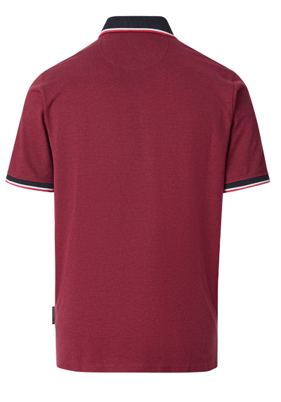 Produktbild f�r 'CASAMODA Poloshirt Halbarm Polokragen Pique weinrot'