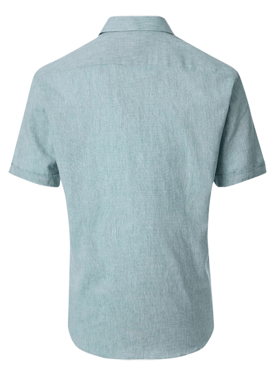 Produktbild f�r 'CASAMODA Casual Fit Hemd Halbarm Button Down Kragen Leinenmix gr�n'