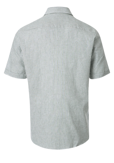 Produktbild f�r 'CASAMODA Casual Fit Hemd Halbarm Button Down Kragen Streifen gr�n'
