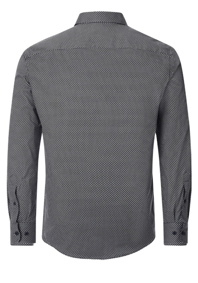 Produktbild fr 'CASAMODA Casual Fit Hemd Langarm New Kent Kragen Muster oliv'