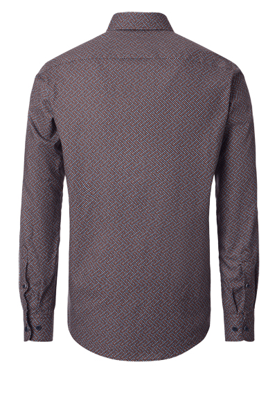 Produktbild f�r 'CASAMODA Casual Fit Hemd Langarm Button Down Kragen Muster orange'