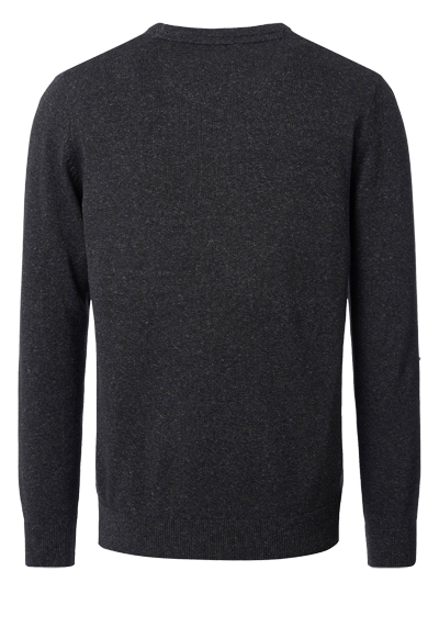 Produktbild f�r 'CASAMODA Pullover Langarm Rundhals Baumwolle Strick anthrazit'