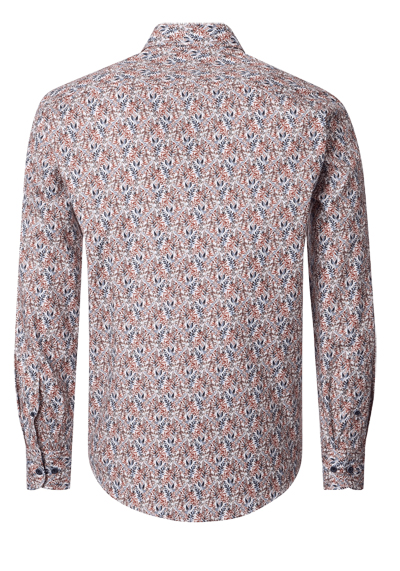 Produktbild f�r 'CASAMODA Casual Fit Hemd Langarm New Kent Kragen Muster orange'