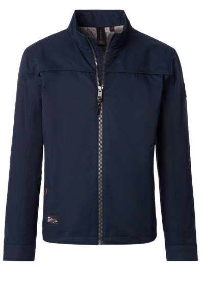 Produktbild für 'CASAMODA Baumwolljacke Langarm mit Reiverschluss nachtblau'