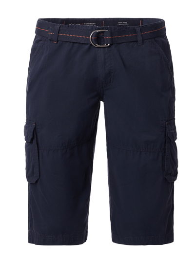 Produktbild für 'CASAMODA Bermuda Short Cargo 3/4 Baumwolle nachtblau'