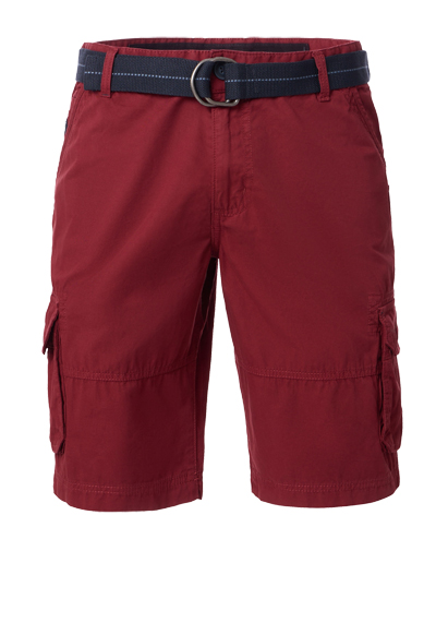 Produktbild für 'CASAMODA Bermuda Short Cargo Baumwolle dunkelrot'