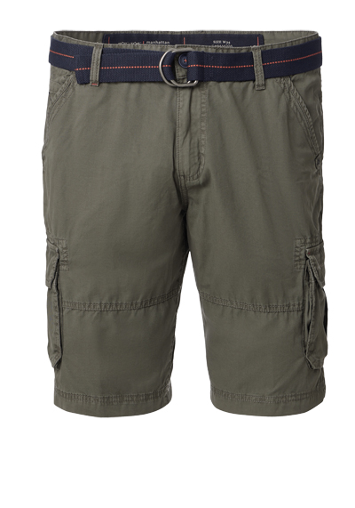 Produktbild für 'CASAMODA Bermuda Short Cargo Baumwolle oliv'