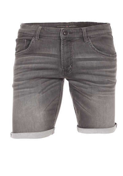 CASAMODA Bermuda Short Jeans Stretch grau