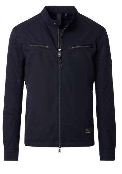 Produktbild für 'CASAMODA Bikerjacke Langarm mit Reiverschluss nachtblau'
