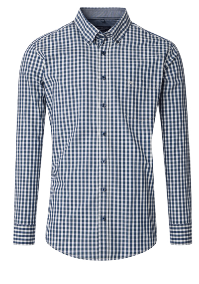 Produktbild für 'CASAMODA Casual Fit Hemd Langarm Button Down Kragen Karo grn'