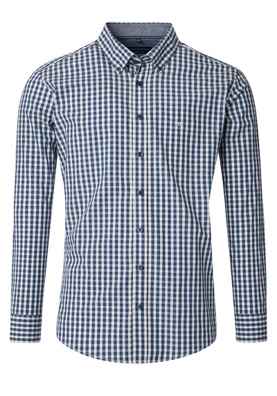 Produktbild für 'CASAMODA Comfort Fit Hemd Langarm Button Down Kragen Karo grn'