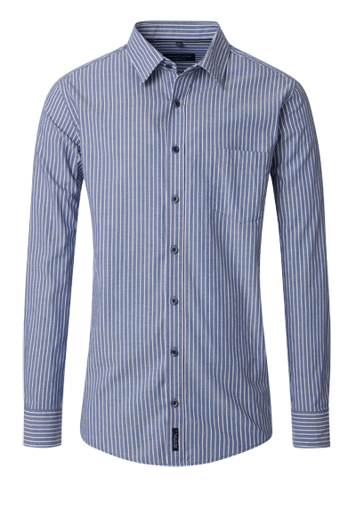 Produktbild f&uuml;r 'CASAMODA Comfort Fit Hemd Langarm New Kent Kragen Streifen blau'