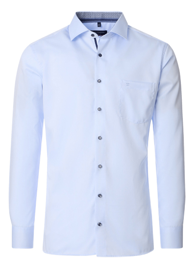 Produktbild für 'CASAMODA Modern Fit Hemd Langarm Haifischkragen hellblau'