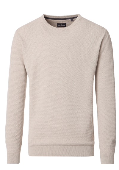 Produktbild f&uuml;r 'CASAMODA Pullover Langarm Rundhals Struktur beige'