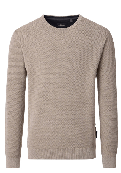 Produktbild f&uuml;r 'CASAMODA Pullover Langarm Rundhals Struktur hellblau'
