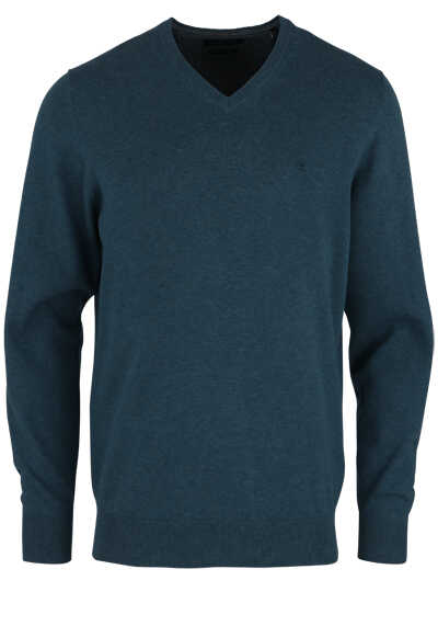 CASAMODA Pullover Langarm V-Ausschnitt Strick grn