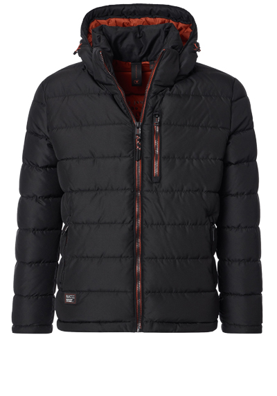 Produktbild für 'CASAMODA Steppjacke Langarm Reiverschluss schwarz'