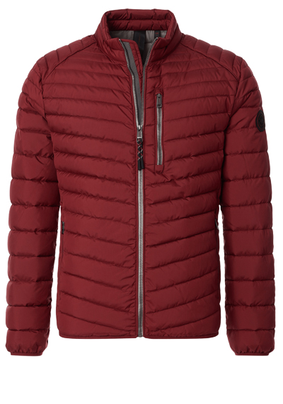 Produktbild für 'CASAMODA Steppjacke Langarm Stehkragen Reiverschluss dunkelrot'