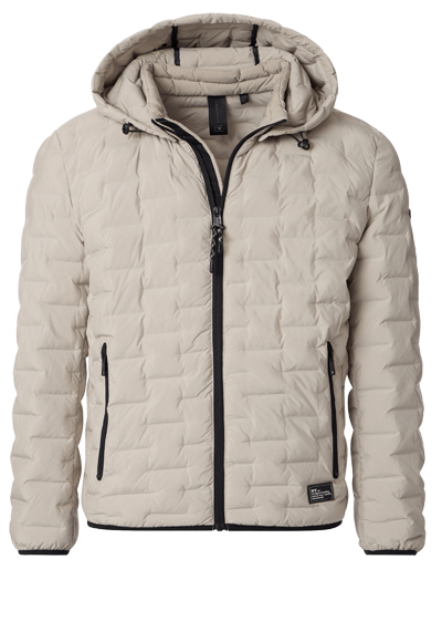 Produktbild für 'CASAMODA Steppjacke Langarm mit Kapuze Reiverschluss beige'