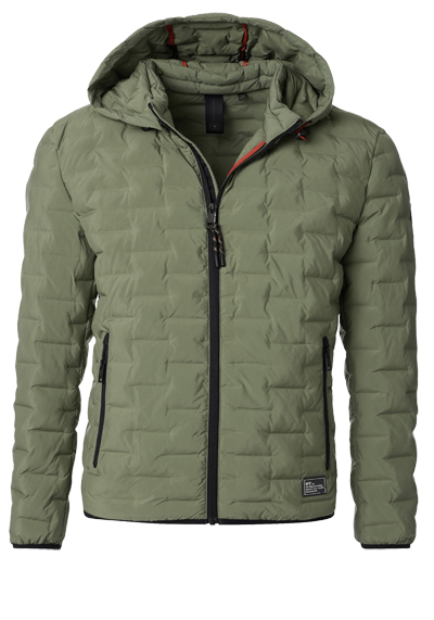 Produktbild für 'CASAMODA Steppjacke Langarm mit Kapuze Reiverschluss moos'