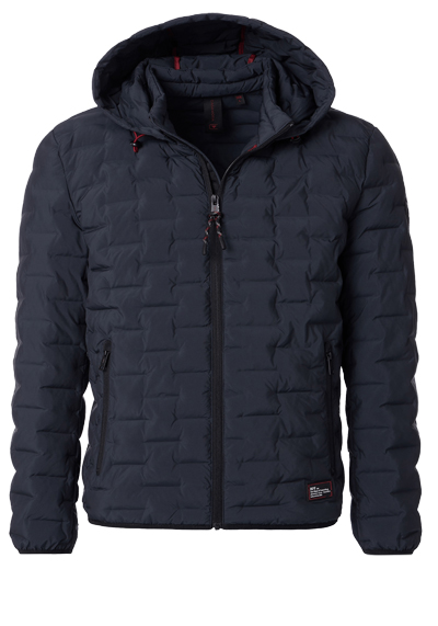 Produktbild für 'CASAMODA Steppjacke Langarm mit Kapuze Reiverschluss nachtblau'