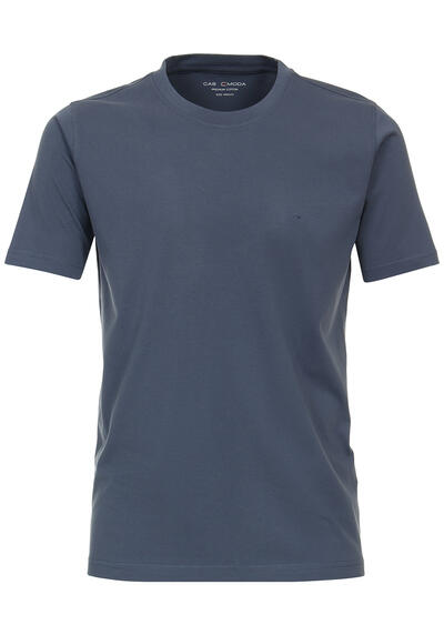 Produktbild für 'CASAMODA T-Shirt Halbarm Rundhals Brusttasche dunkelblau'